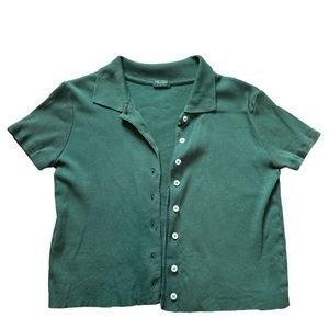 John Galt: Green Button-Down